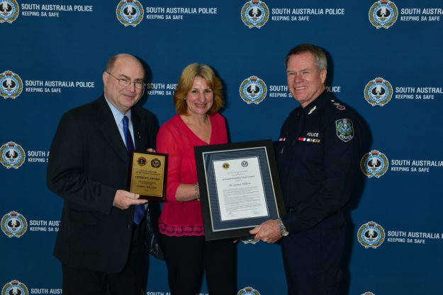 SAPOL Citizen of the Year 2013 winner SAPOL Citizen of the Year 2013 winner