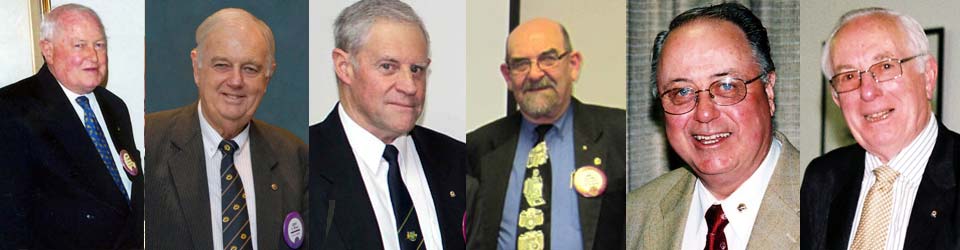 City of Adelaide Lions Past Presidents