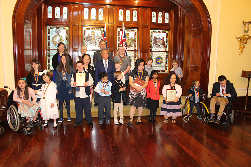 Lions Children of Courage Awards Recipients