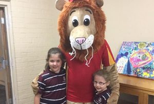 Lion Cubs with Leo