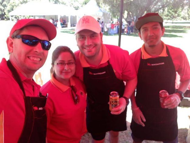 Lions cooking a bbq Lions cooking a bbq