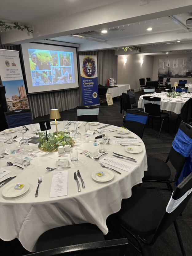 handover12 Lions Club of the City of Adelaide Handover 2025 - Setup