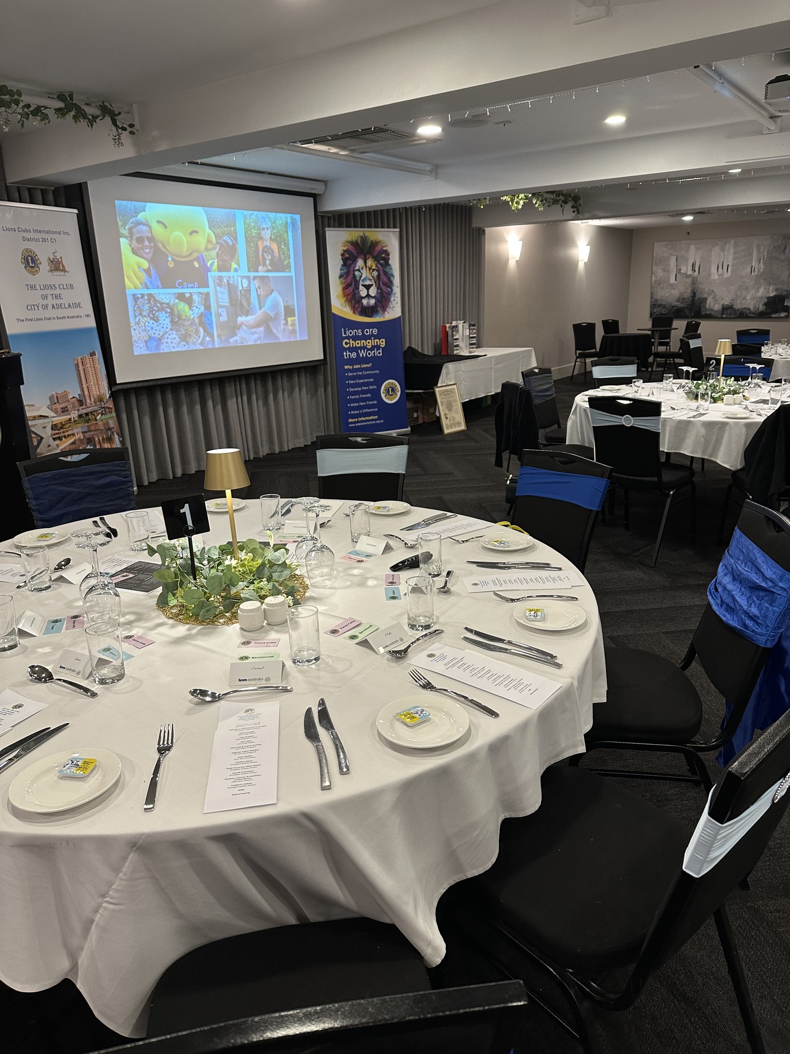 Lions Club of the City of Adelaide Handover 2025 - Setup